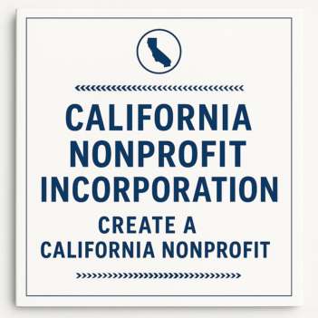 California Nonprofit Incorporation