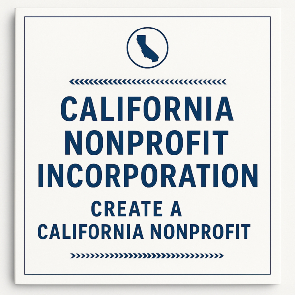 California Nonprofit Incorporation