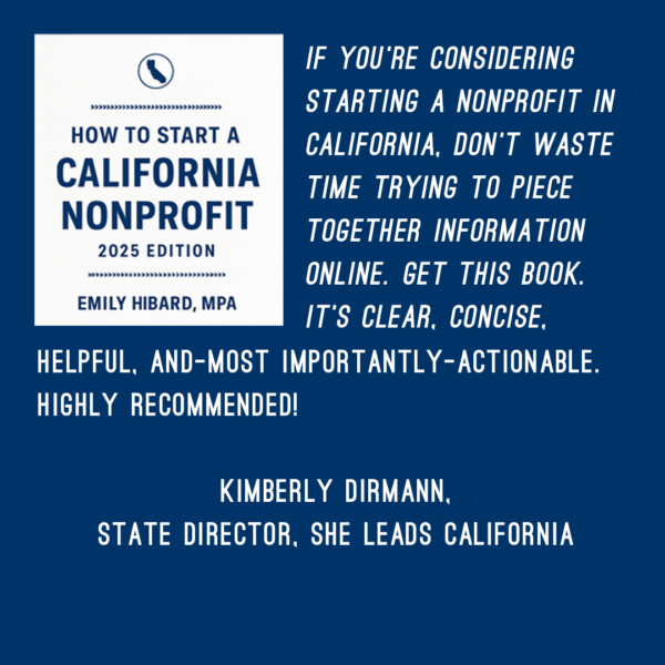How to Start a California Nonprofit 2025 Edition by Emily Hibard MPA - Image 3
